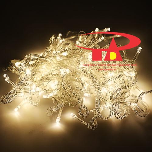 Combo (10 Dây Đèn Led Chớp 7M Màu Vàng, Loại Tốt, Giá Rẻ, Nên Mua) Đèn Led Trang Trí Noel, Đèn Led Trang Trí Cây Thông, Giáng Sinh, Dùng Chiếu Sáng Quán Cà Phê, Nhà Hàng, Khách Sạn, Khu Vui Chơi