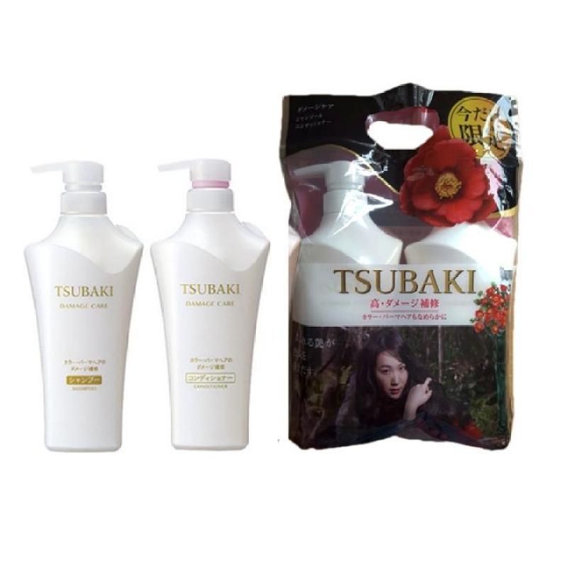 Bộ gội xả Tsubaki trắng Nhật Bản 500ml giá rẻ