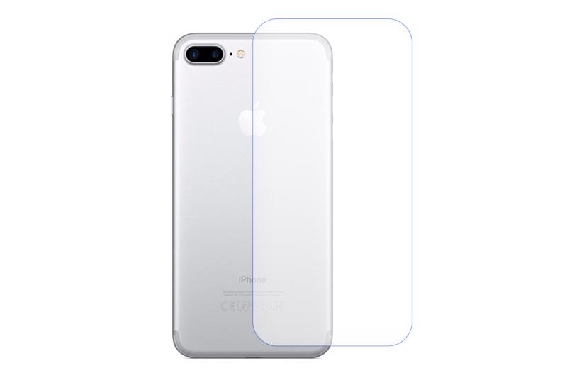 Bộ 3 miếng dán kính cường lực mặt sau cho iphone 8 plus - trong suốt