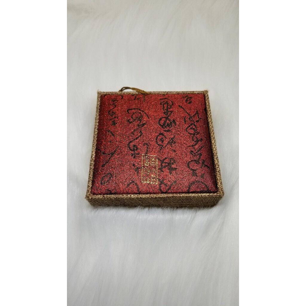Mộc - cOMBO 10 Hộp gấm đựng chuỗi vòng đựng vòng tay sang trọng size 10x10x3,5cm