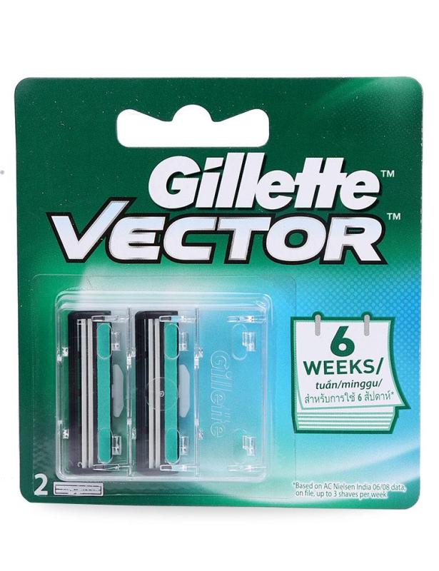 Đầu Dao Cạo Gillette Vector Plus Vỉ 2 Cái