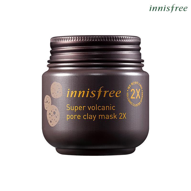 Siêu mặt nạ chăm sóc lỗ chân lông Innisfree Super Volcanic Pore Clay Mask 2X 100ml