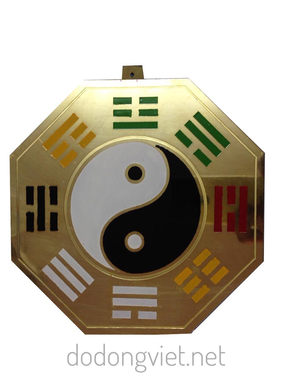 Gương bát quái phẳng bằng đồng