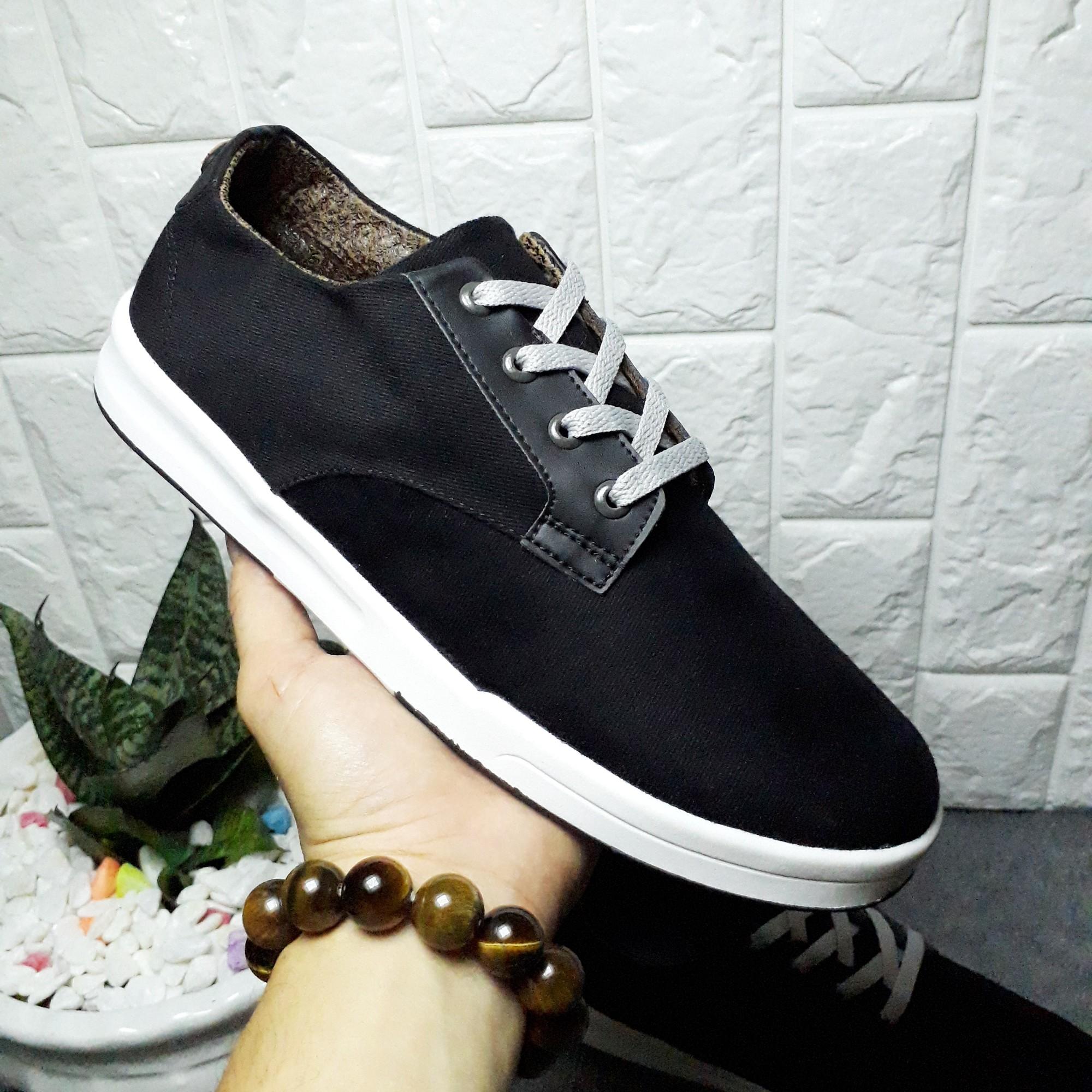 Giày bata nam đen 6206