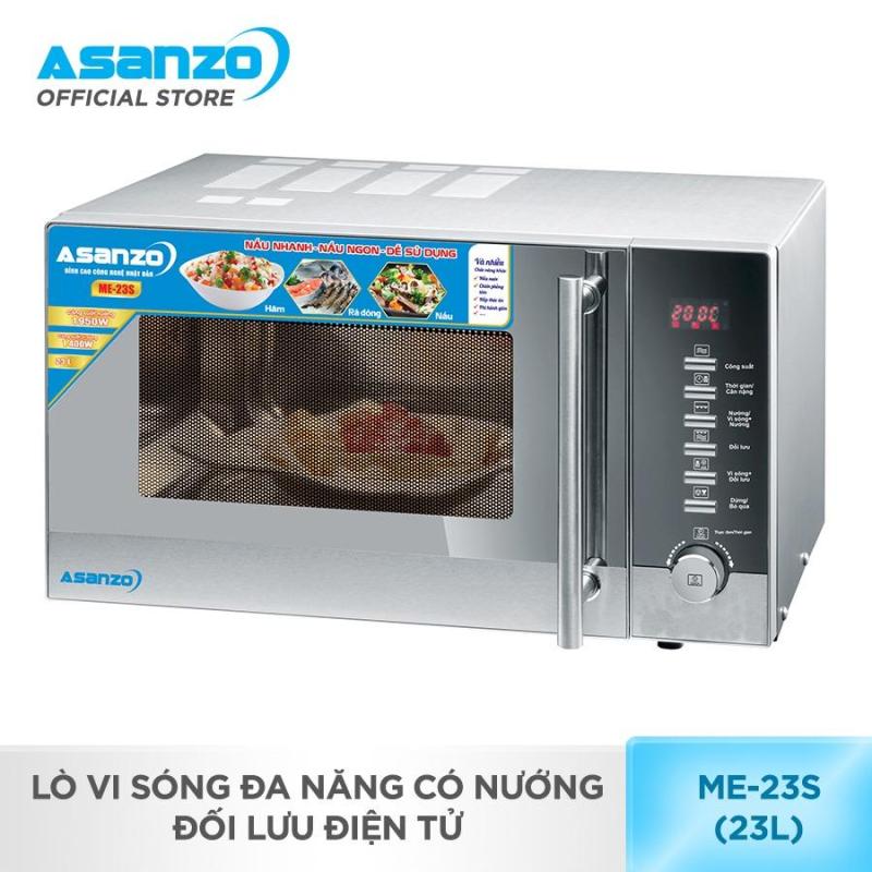 Lò vi sóng đa năng có nướng đối lưu điện tử Asanzo ME-23S (23 lít)