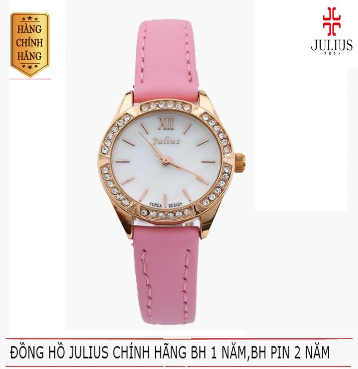 Đông hồ nữ julius hàn quốc dây da ja-730 ju969