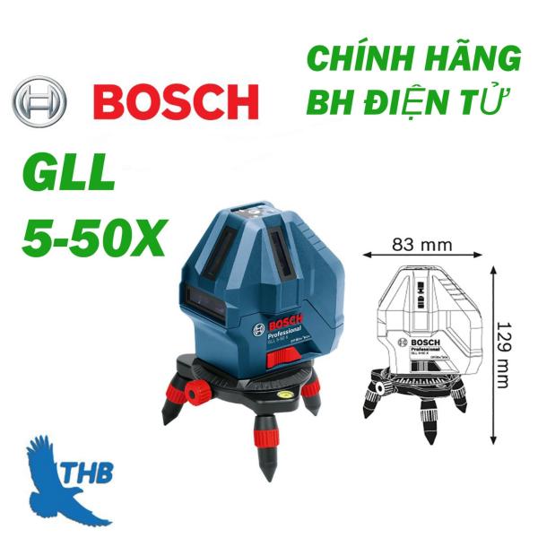 Máy cân bằng Laser 4 tia dọc, 1 tia ngang Bosch GLL5-50X