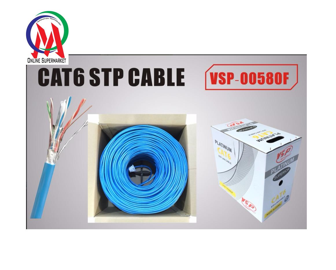 [HCM]Dây Cáp 6  Mạng STP VSP 00580F Chống Nhiễu 305M