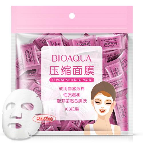 Mặt nạ nén tơ tằm bioaqua 100v