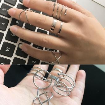 Combo 6 chiếc nhẫn đa phong cách