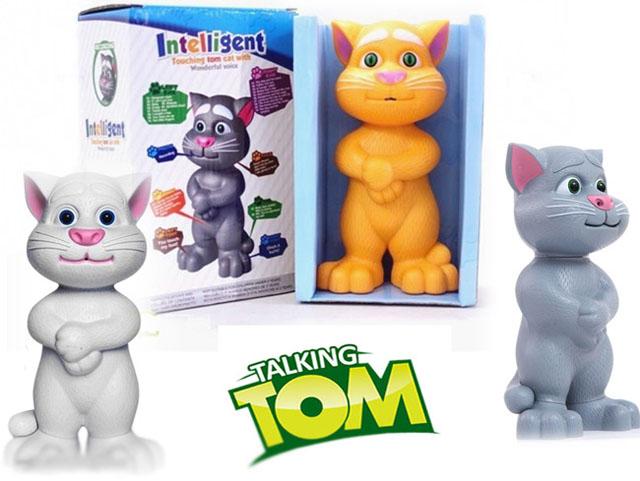 Đồ chơi trẻ em, mèo tom biết nói, biết kể truyện, biết hát size lớn cao 33cm, đồ chơi thông minh cho bé - trinh nhung shop