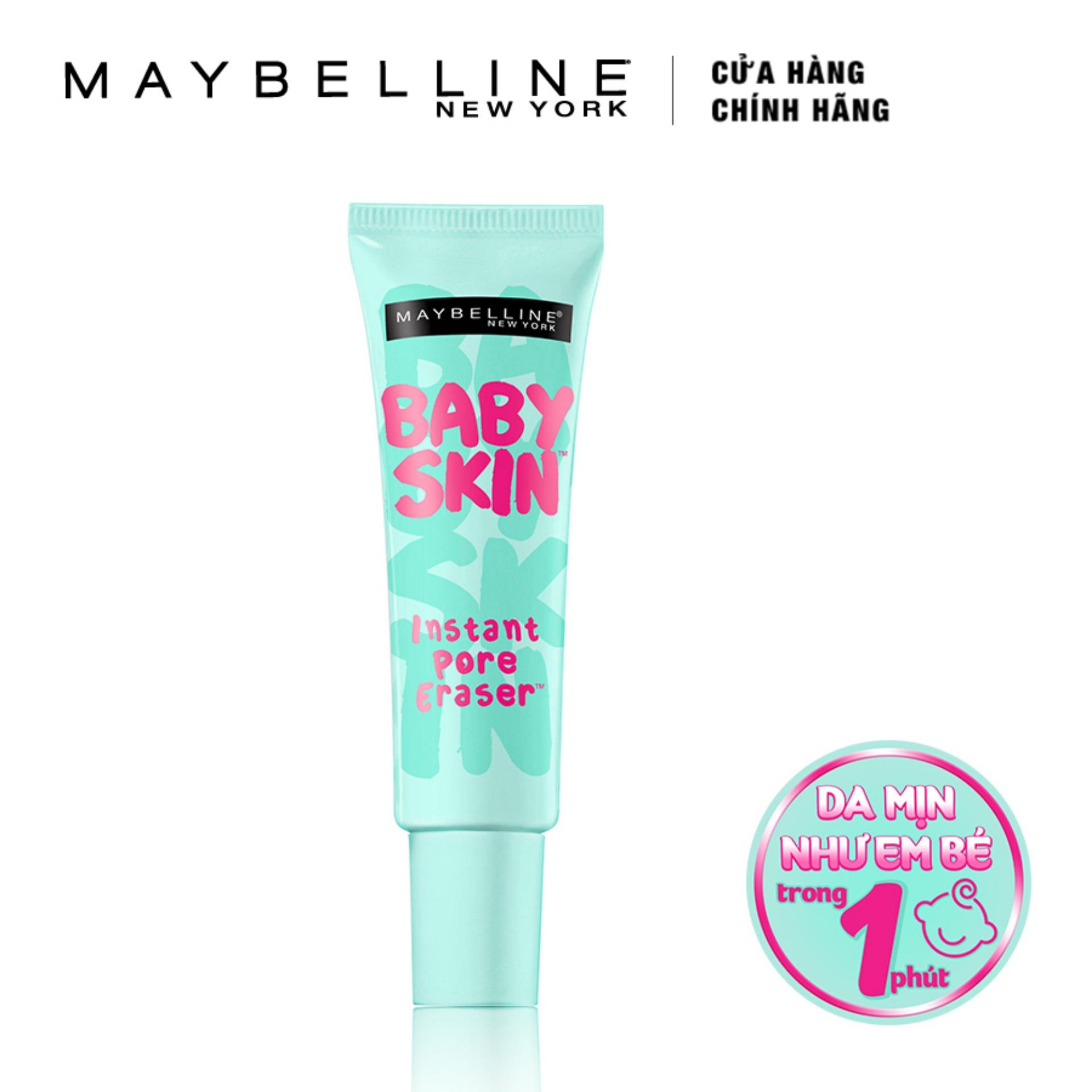 Kem lót mịn da che khuyết điểm Maybelline New York Baby Skin Pore Eraser 22ml