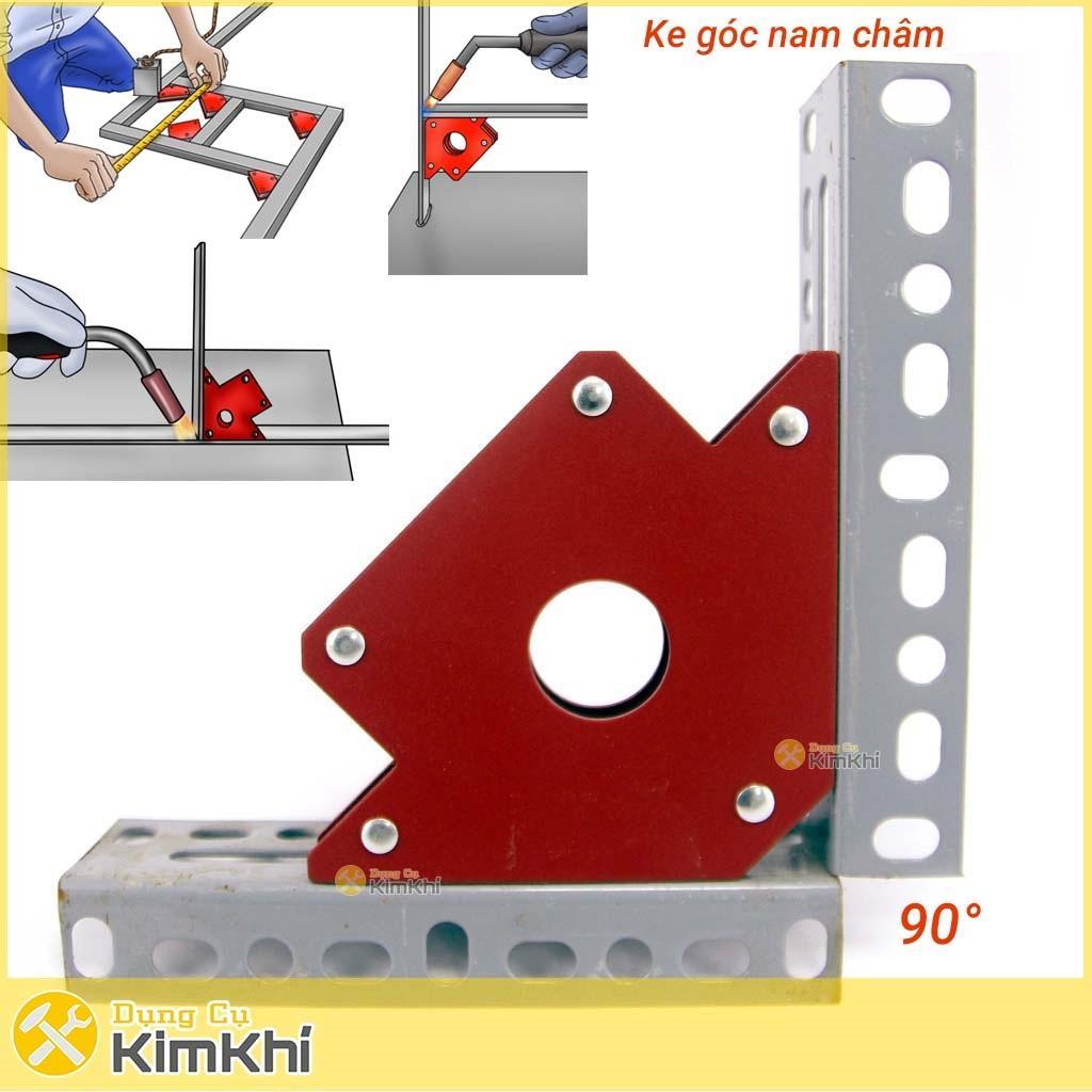 Ke góc nam châm 45° 90° 135° lực hút 12kg - 25lbs