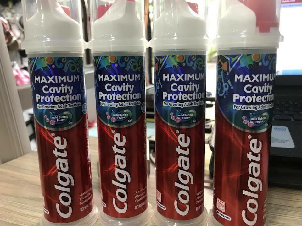 Kem đánh răng Colgate Maximum Cavity Protection của Mỹ dành cho bé trên 6 tuổi
