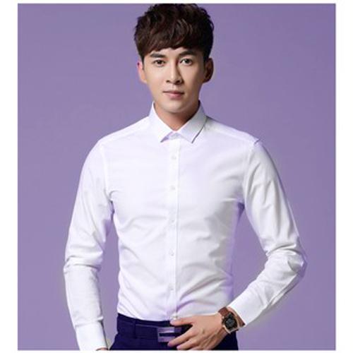 Áo Sơ Mi Nam Công Sở Hàn Quốc (Màu Trắng)