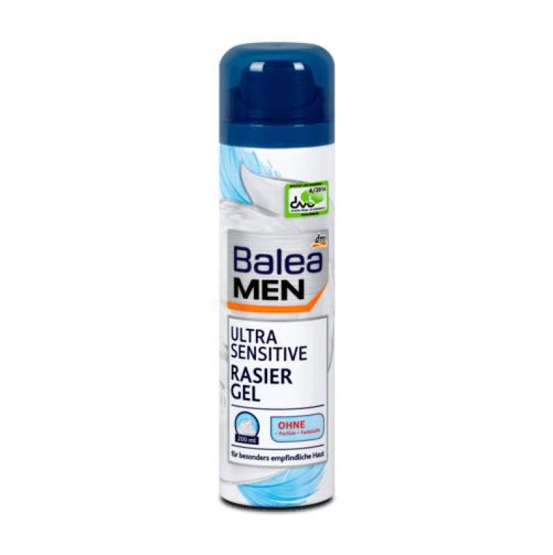 Bọt cạo râu Balea Men Ultra Sensitive Rasier Gel 200ml - Đức