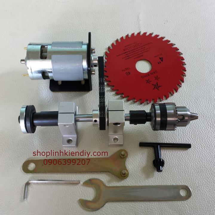 Bộ Chế Cưa Bàn Với Motor 775 150w - 18000 vòng
