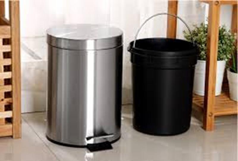 Thùng rác inox chân đạp 8 lít