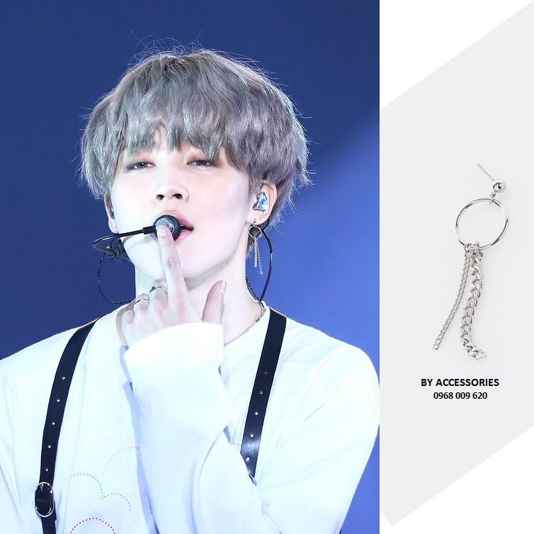 Khuyên tai titan jimin bts tear ue061801 1 chiếc không gỉ