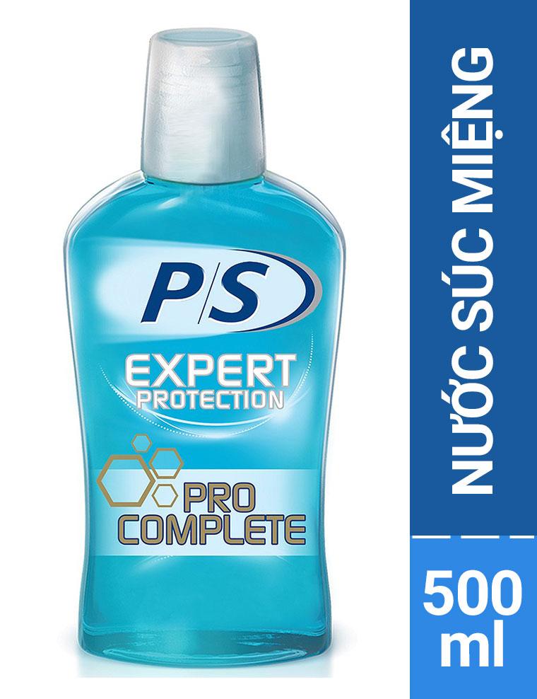 Nước súc miệng p/s expert pro complete chai 500ml