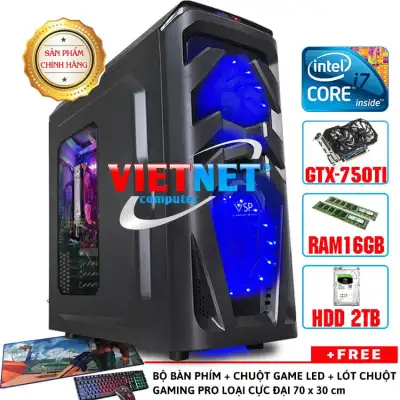 [HCM]- Máy tính chiến game intel core  i7 2600 card GTX-750Ti RAM 16GB HDD 2TB