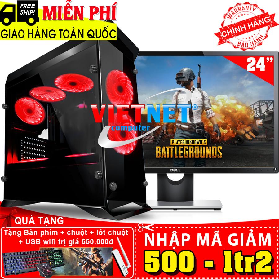 Máy tính chơi game i5 6400 Nvidia GTX1050 RAM 16GB 1TB SSD 120GB Dell 24inch VietNet