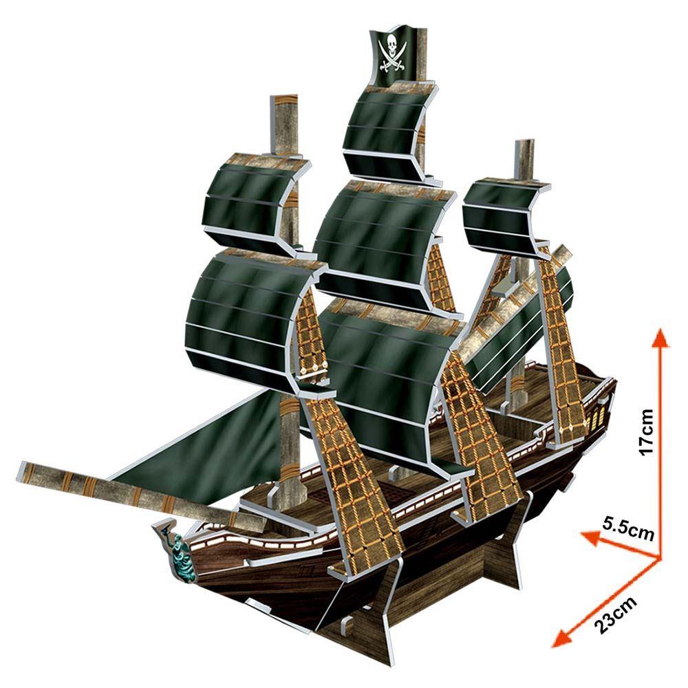 Mô hình sa bàn Cubic Fun 3D bằng giấy cứng: Queen Anne's Revenge (Hoàng hậu Anne Báo thù )