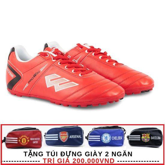 Giày đá bóng Prowin FM501 S50 TF Đỏ + Tặng túi đựng giày ngẫu nhiên
