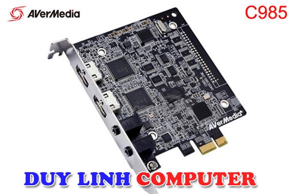 Card PCI-Ex1 ghi hình nội soi, siêu âm Avermedia C985 GL510E Capture HDMI