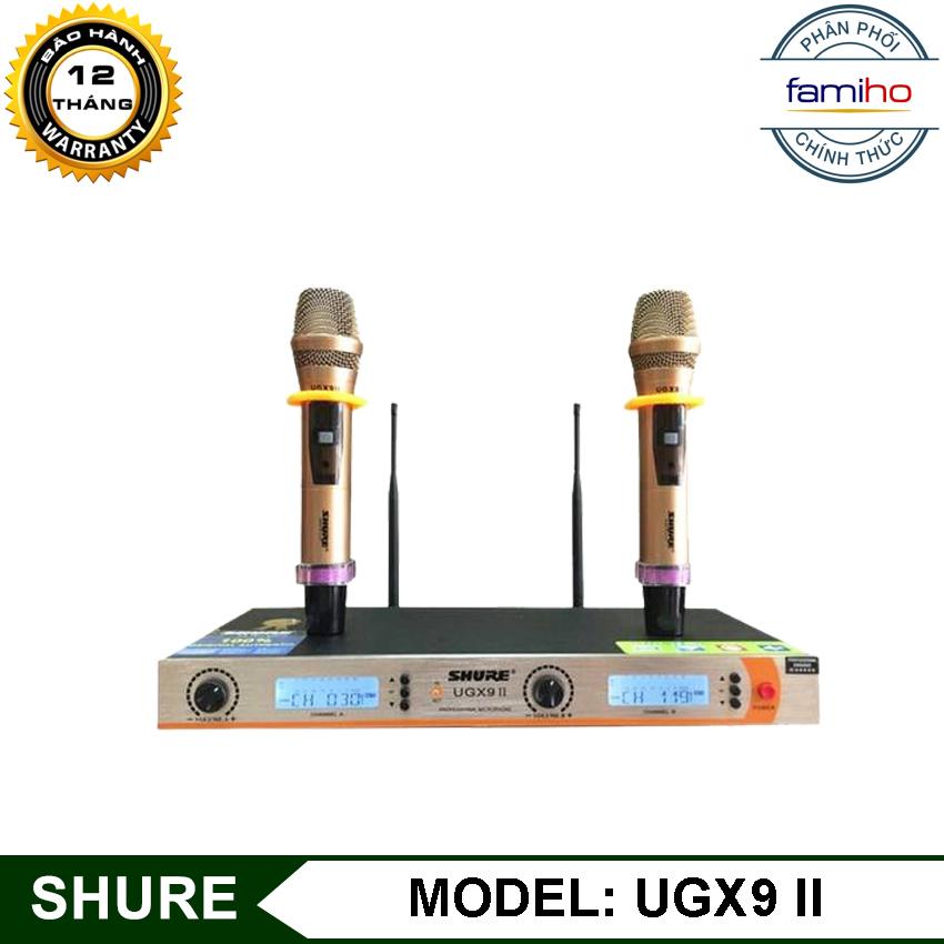 Micro không dây shure ugx9 ii