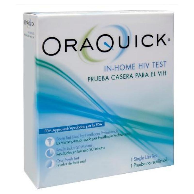 OraQuick In-Home HIV Test (Bộ tự xét nghiệm HIV chủng 1/2 tại nhà) (Buy 1 kit) nhập khẩu