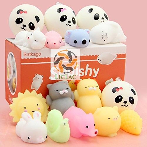 Bộ 16 SquiShy Mochi Siêu Dễ Thương ( Có Hộp Đựng Từng Con )