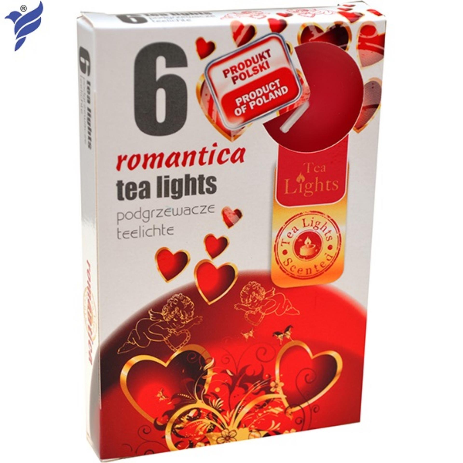 Hộp 6 nến thơm Tea lights Admit Romantica ADM1485 (Hương lãng mạn)