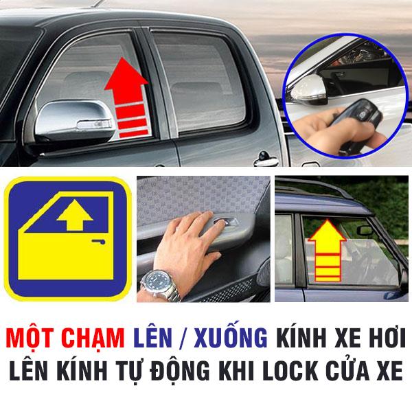 Lên kính tự động cho xe hơi khi khóa cửa xe (lên kính 1 chạm)