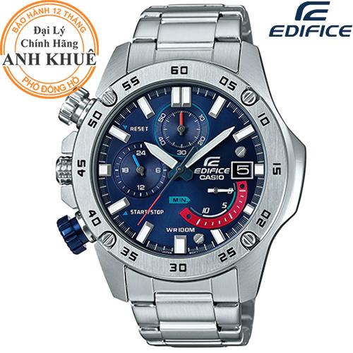 Đồng hồ nam dây kim loại edifice chính hãng casio anh khuê efr-558d-2avudf