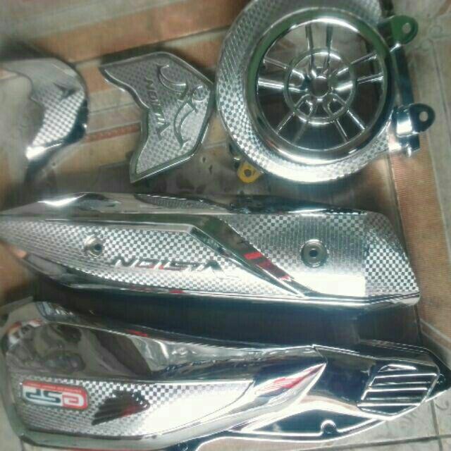 Bộ trang trí xe vision 2014 2015 2016 2017 2018 2019 2020 mạ crom