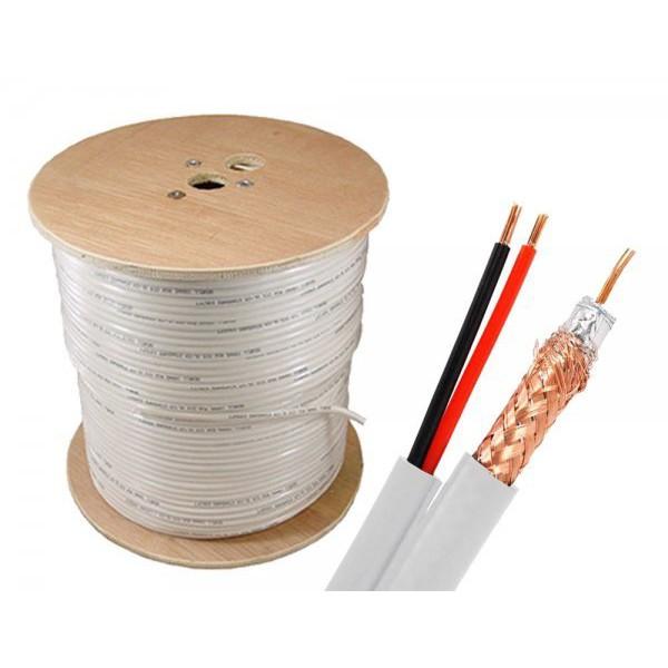 CUỘN DÂY CÁP ĐỒNG TRỤC LIỀN NGUỒN GIPCO DÀI 200M (Ngâm Dầu)