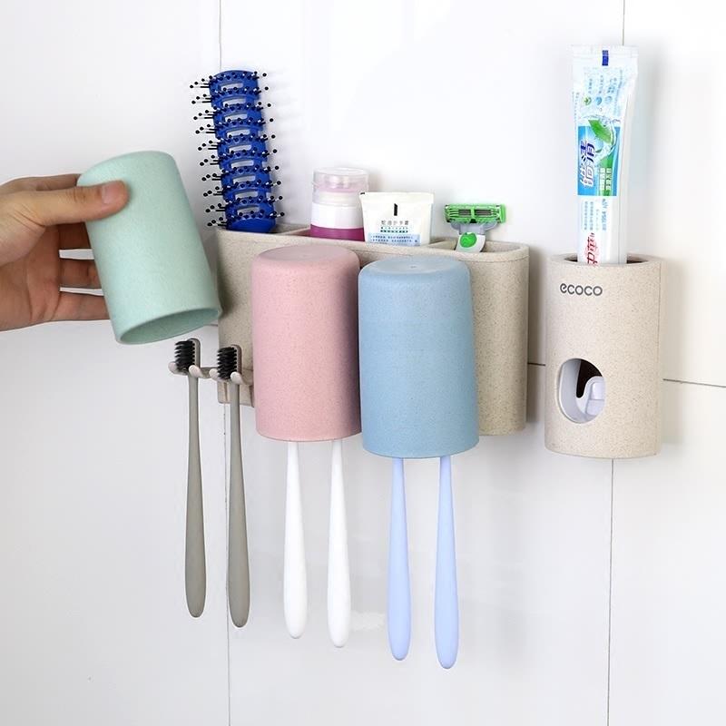 Bộ Dụng cụ lấy kem và treo bàn chải kem đánh răng 3 ly ECC16115