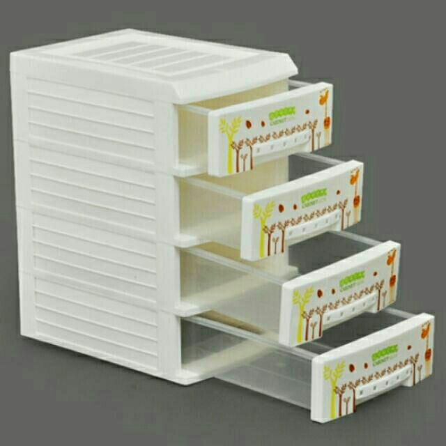 Tủ nhựa mini 4 tầng