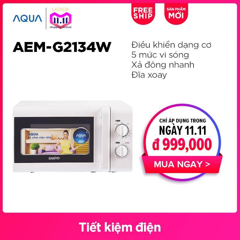 Lò vi sóng AQUA AEM-G2134W - Hàng phân phối chính hãng