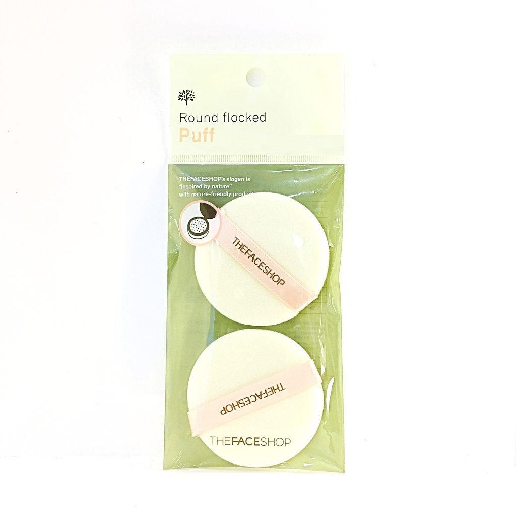 [HCM]Set 2 Bông phấn The Face Shop Round flocked Puff