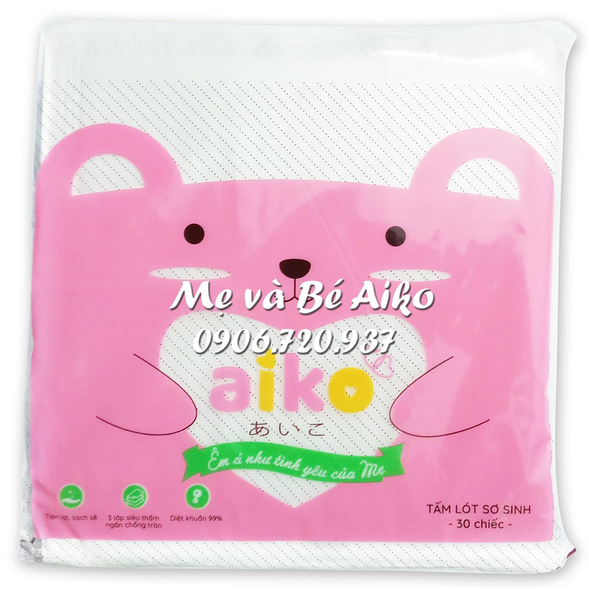 Lót xu chống thấm cao cấp aiko cho trẻ sơ sinh 30 tờ