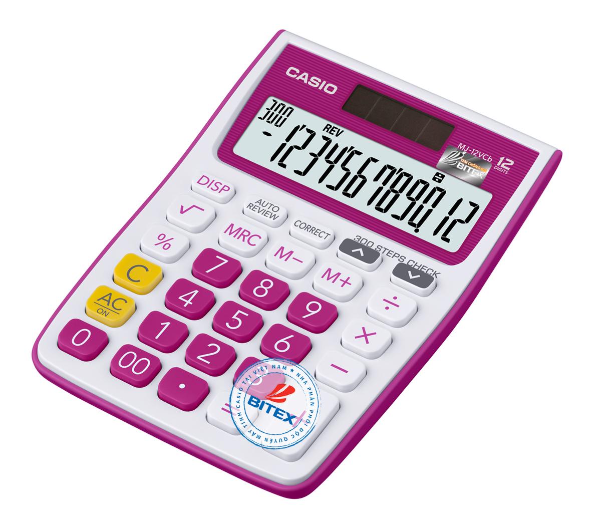 Máy tính sắc màu casio mj12vcb