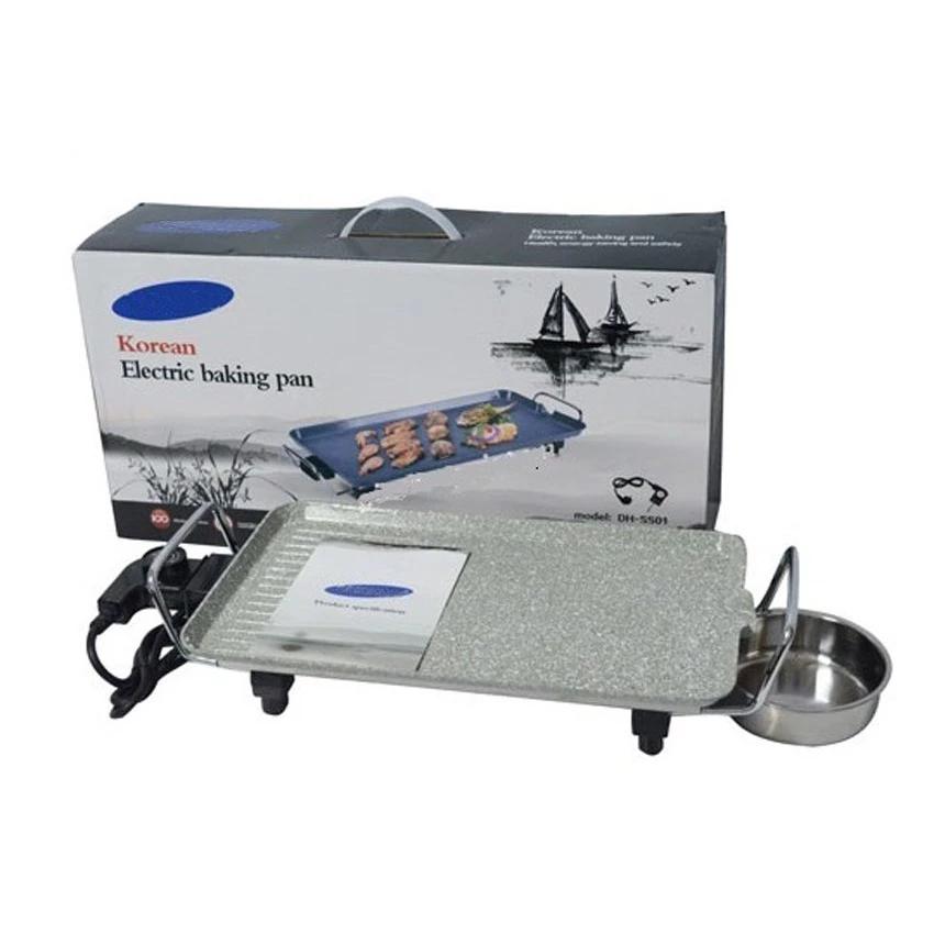 Bếp nướng điện không khói vân đá nguyên khối sang trọng GG24