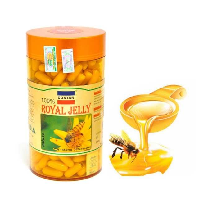 [HCM]Viên uống Sữa Ong Chúa Costar Úc Royal Jelly Soft Gel Capsules 1450mg (100 viên)