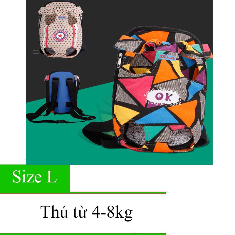 Balo,địu chó mèo thú cưng size L mã 001