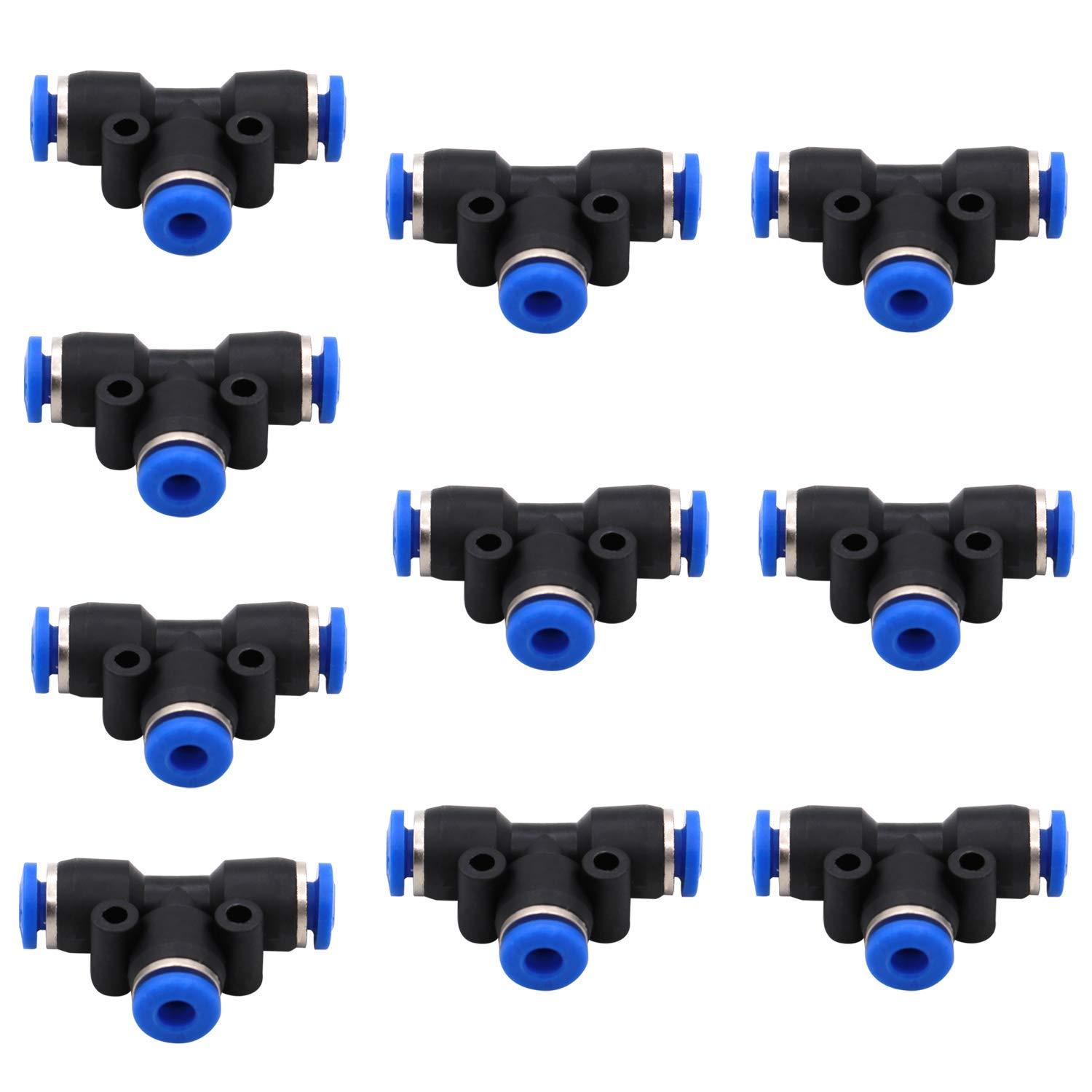 10 đầu nối nhanh chia 3 pe 14 dây hơi 14mm