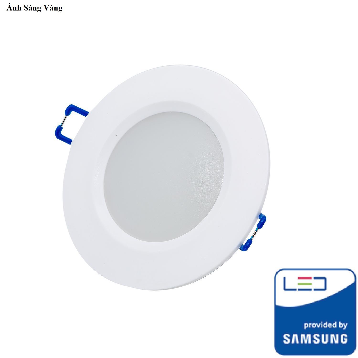 Đèn downlight rạng đông led âm trần d at06l 90/7w - bảo hành 2 năm - khoét lỗ phi 90 - tuổi thọ cao tản nhiệt tốt