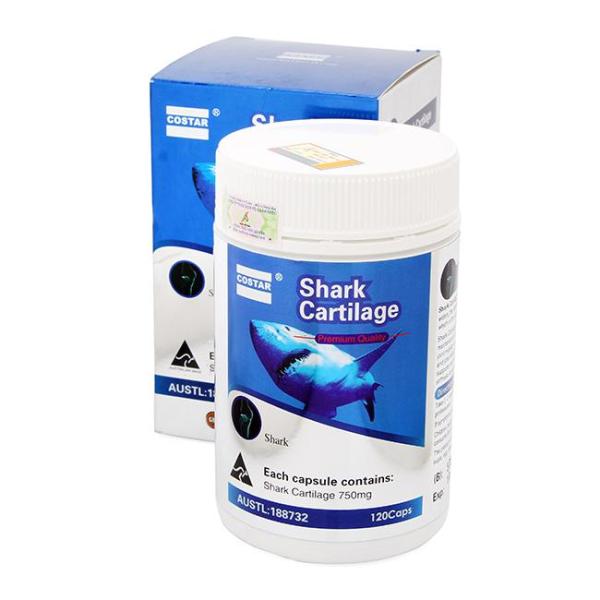 Sụn vi cá mập blue shark cartilage 750mg Úc hỗ trợ Xương Khớp (120 viên)