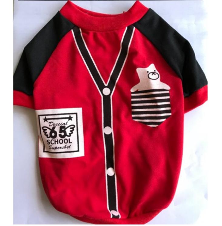 ÁO CHÓ MÈO THÚ CƯNG ÁO HIGH SCHOOL TỪ 6KG ĐẾN 8KG